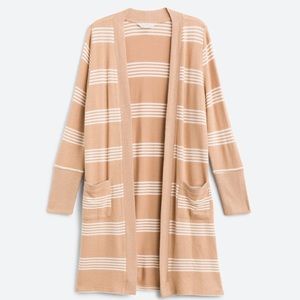 MARKET & SPRUCE
Hadley Brushed Knit Duster Length Cardigan Tan Medium